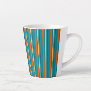 Taza De Café Latte Rayas del Suroeste 16