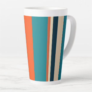 Taza De Café Latte Rayas suroeste 19