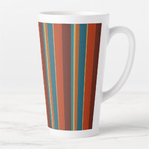 Taza De Café Latte Rayas suroeste 29