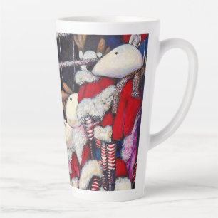 Taza De Café Latte Realidad en las vacaciones