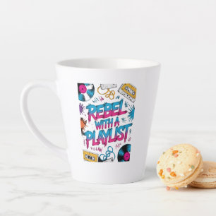 Taza De Café Latte Rebelde Con Una Lista de Reproducción – Amante de