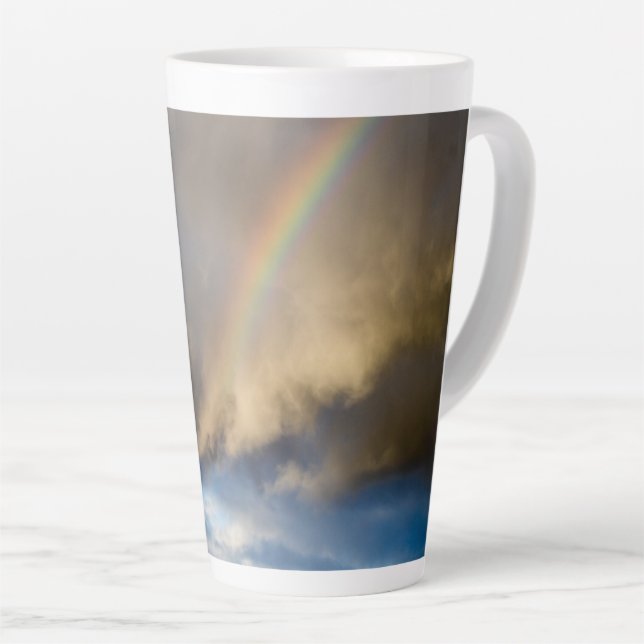 Taza De Café Latte rebelión arco iris (Ángulo derecho)