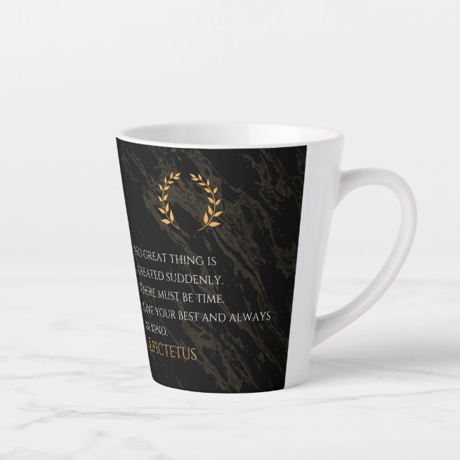 Taza De Café Latte Receta para la grandeza de Epictetus (Derecha)
