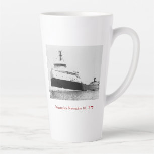 Taza De Café Latte Recuerda: La característica Edmund Fitzgerald Nomb