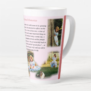 Taza De Café Latte Recuerdos de infancia Inspiradores