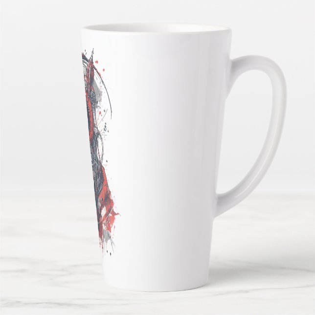 Taza De Café Latte Red circuit dream (Derecha)