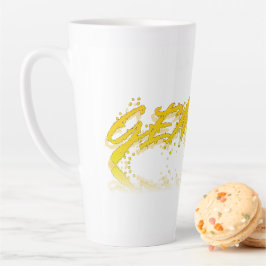 Taza De Café Latte Reflexión de Gemini