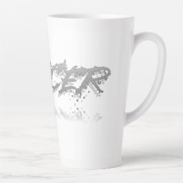 Taza De Café Latte Reflexión sobre el cáncer