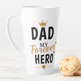 Taza De Café Latte Regalo con nombre personalizado para papá 