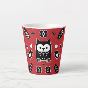Taza De Café Latte Regalo De Arte Folclórico Sueco Y Finlandés