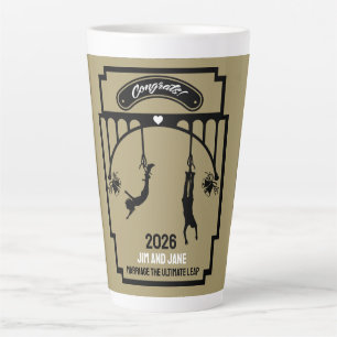 Taza De Café Latte Regalo de Boda de Salto de Bungee