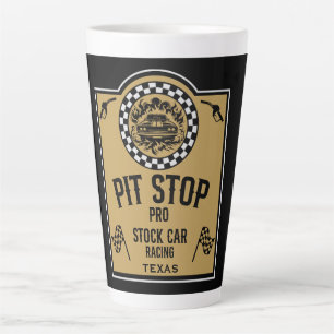 Taza De Café Latte Regalo de carreras de stock car