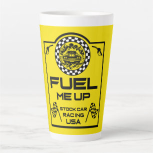 Taza De Café Latte Regalo de carreras de stock car