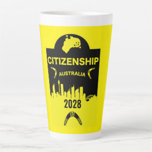 Taza De Café Latte Regalo de ciudadanía australiana
