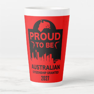 Taza De Café Latte Regalo de ciudadanía australiana