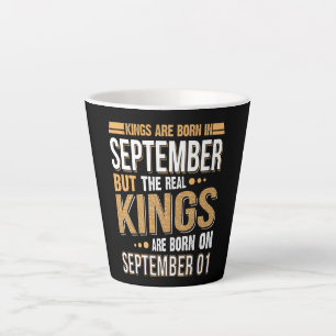 Taza De Café Latte Regalo de cumpleaños   Reina Nacida En Regalo De S