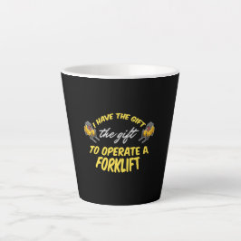 Taza De Café Latte Regalo de elevación de horquilla