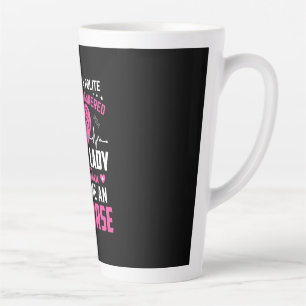Taza De Café Latte Regalo De Enfermería Que Una Vez Fui La Enfermera