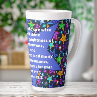 Taza De Café Latte Regalo de Escritura para Pastores Como las Estrell