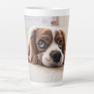 Taza De Café Latte Regalo de foto de perro gato