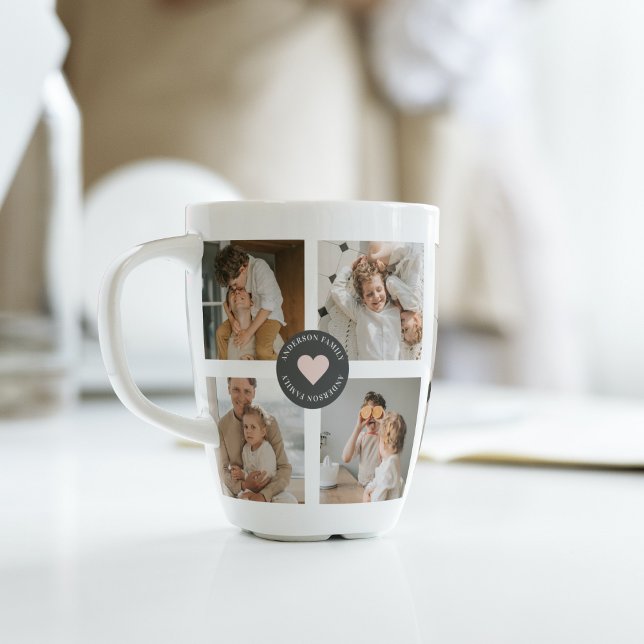 Taza De Café Latte Regalo de fotografía familiar personalizada de Col (Subido por el creador)