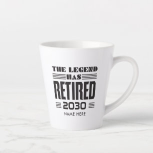 Taza De Café Latte Regalo de jubilación personalizado para compañero