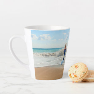 Taza De Café Latte Regalo de latte mug de fotos de personalizado con 