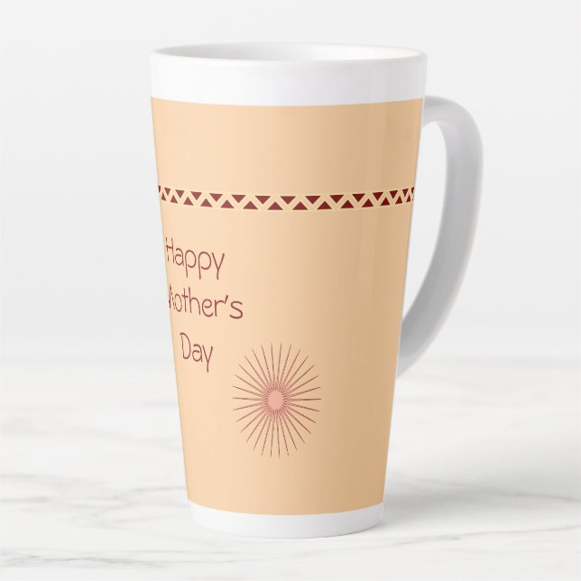 Taza De Café Latte "Regalo de latte Mug personalizado" (Ángulo derecho)