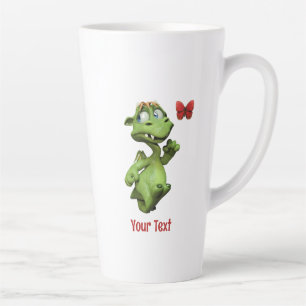 Taza De Café Latte Regalo de Mariposa Monstruo Lindo