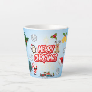 Taza De Café Latte Regalo de vacaciones Feliz Navidad