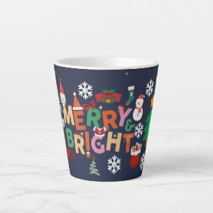 Taza De Café Latte Regalo de vacaciones Feliz Navidad