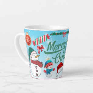 Taza De Café Latte Regalo de vacaciones Feliz Navidad