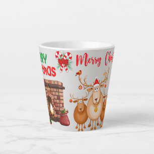 Taza De Café Latte Regalo de vacaciones Feliz Navidad