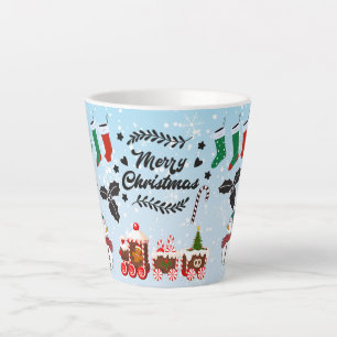 Taza De Café Latte Regalo de vacaciones Feliz Navidad