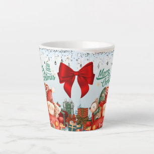 Taza De Café Latte Regalo de vacaciones Feliz Navidad