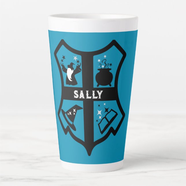 Taza De Café Latte Regalo del asistente mágico (Anverso)