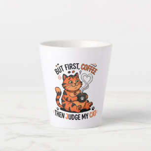 Taza De Café Latte Regalo divertido para amante del café con perro