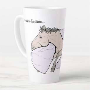 Taza De Café Latte Regalo divertido para amantes de caballos Pasto Ho
