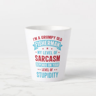 Taza De Café Latte Regalo humorístico de Novedad sarcástica de pescad
