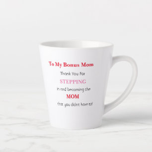 Taza De Café Latte Regalo Para Bono Mamá - Regalo Para El Paso Mamá C