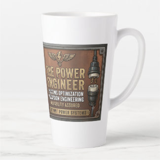 Taza De Café Latte Regalo para ingenieros electricistas