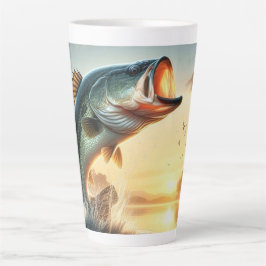Taza De Café Latte Regalo perfecto para pescadores y pescadores
