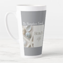 Taza De Café Latte Regalo Personalizado de Conchas Marinas para Casa