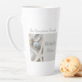 Taza De Café Latte Regalo Personalizado de Conchas Marinas para Casa