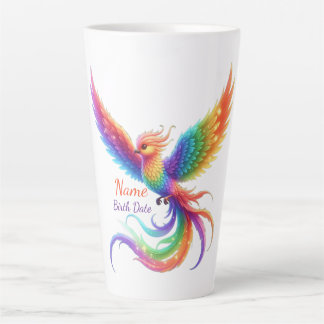 Taza De Café Latte Regalo Personalizado de Fecha de Nacimiento del Fé