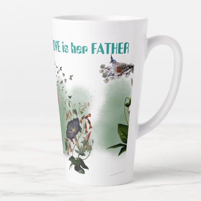 Taza De Café Latte Regalo por el Día del Padre de la Hija (Derecha)