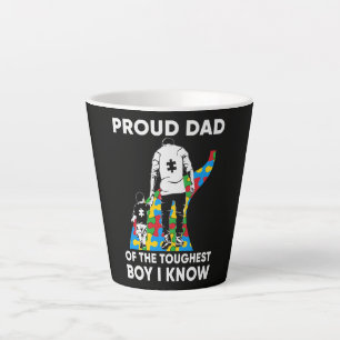 Taza De Café Latte Regalo rompecabezas del Día del padre para el día