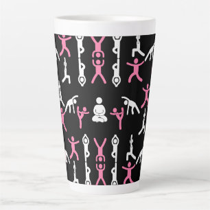Taza De Café Latte Regalo único de yoga