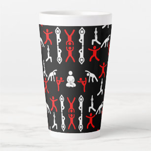 Taza De Café Latte Regalo único de yoga