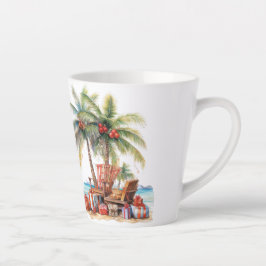 Taza De Café Latte Regalos bajo la palmera